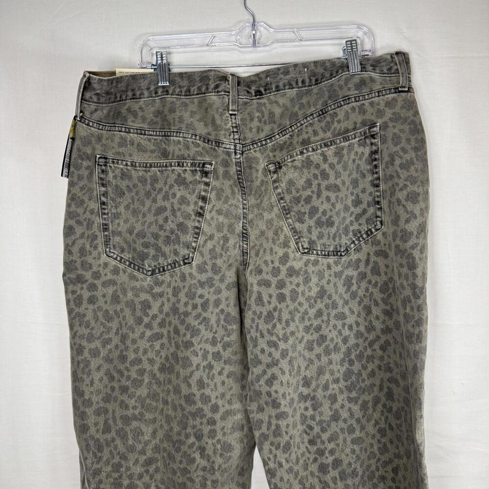 Universal Thread Olive Gray Leopard Print High-Ri… - image 2